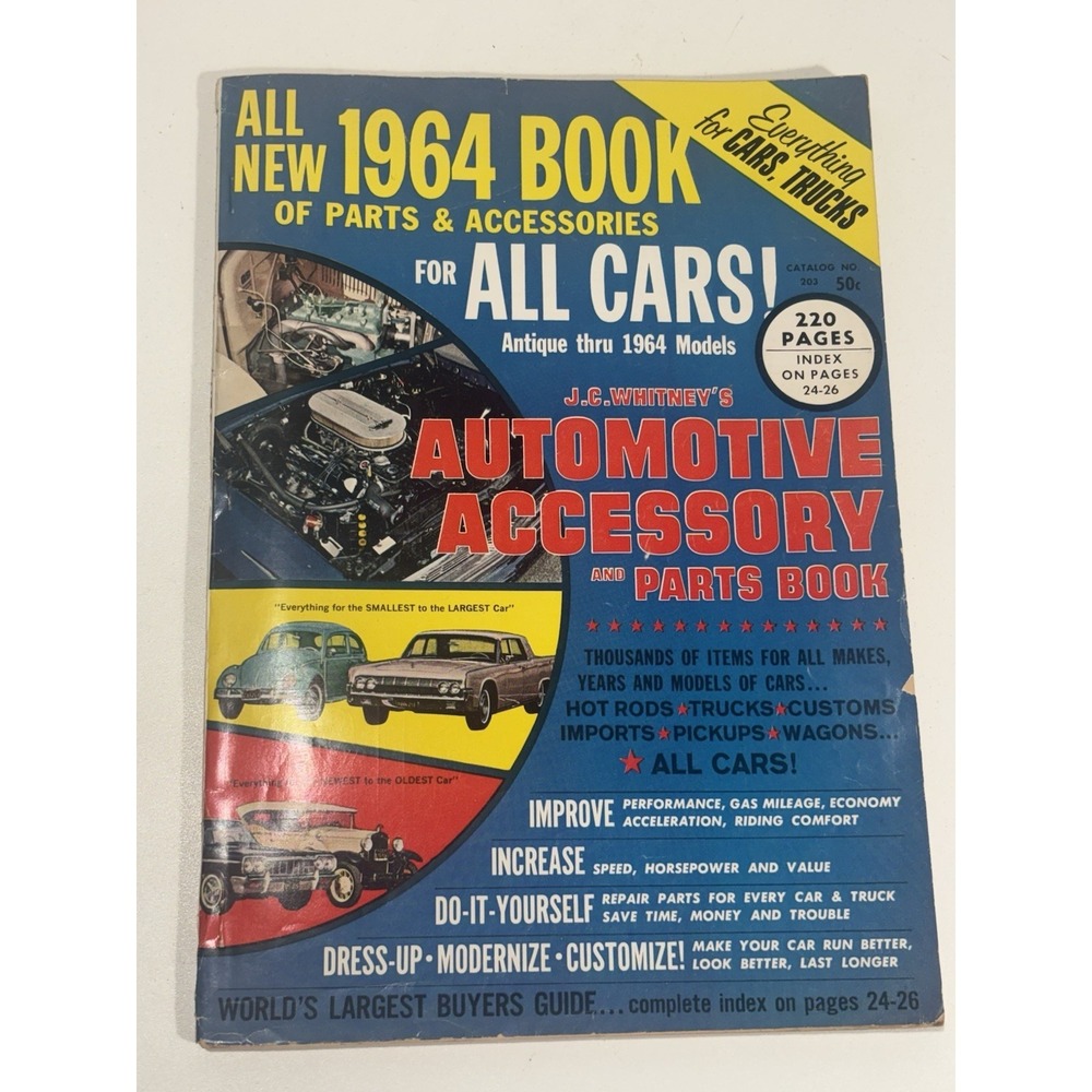 Vintage 6 Lot Of JC Whitney Parts & Accessories Magazines, Automotive All Makes - Picture 8 of 9